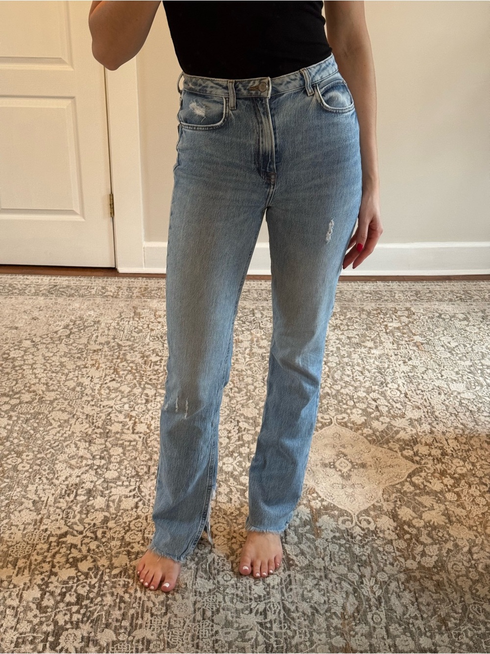 Zara Light Blue Jeans